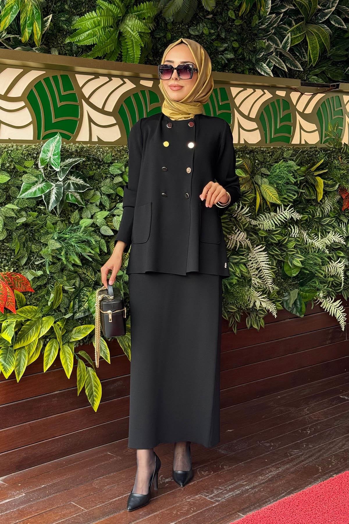 MİSS DALİDA Hırka T25PF-9203 Siyah