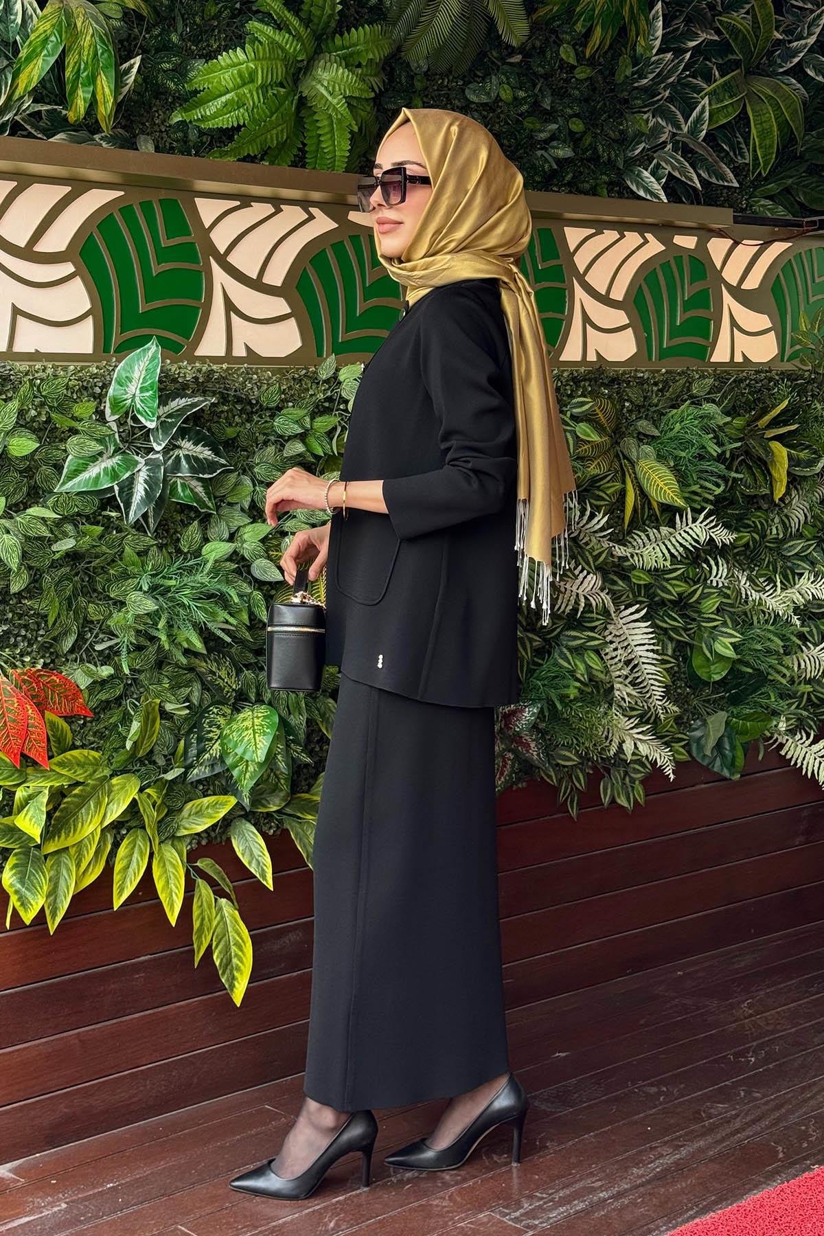 MİSS DALİDA Hırka T25PF-9203 Siyah