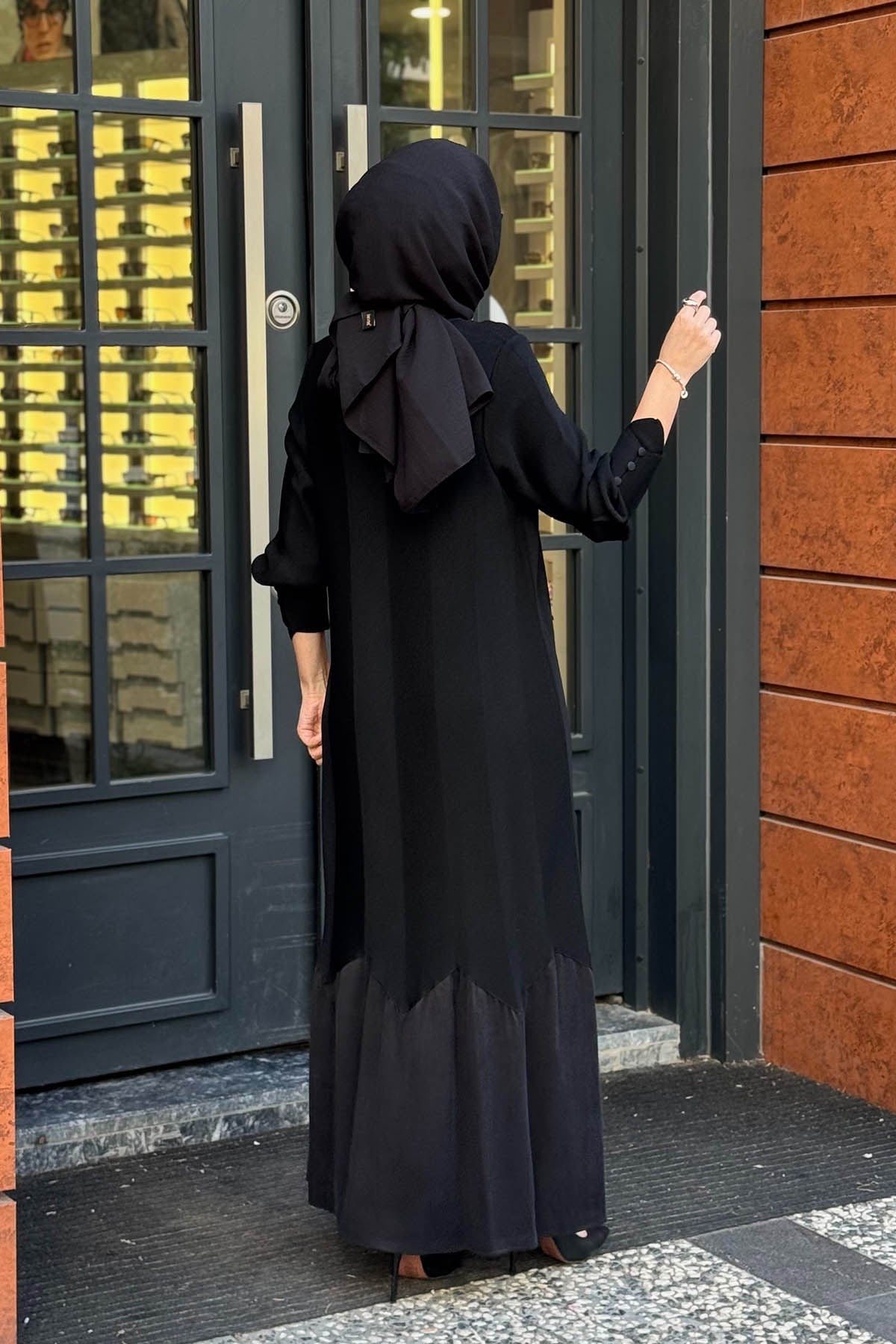 MİSS DALİDA Triko Elbise 3264005 Siyah