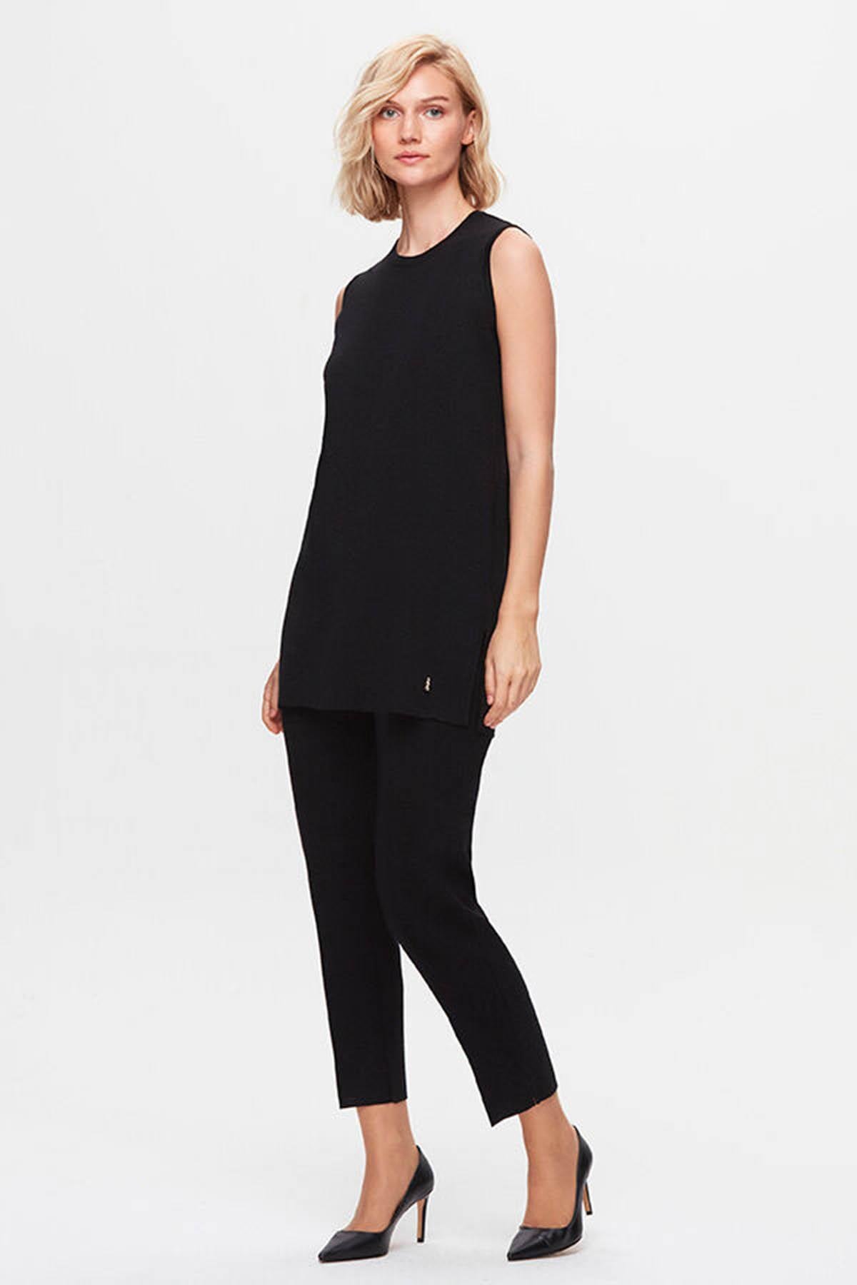 MİSS DALİDA Triko İç Tunik T25K-6000 Siyah