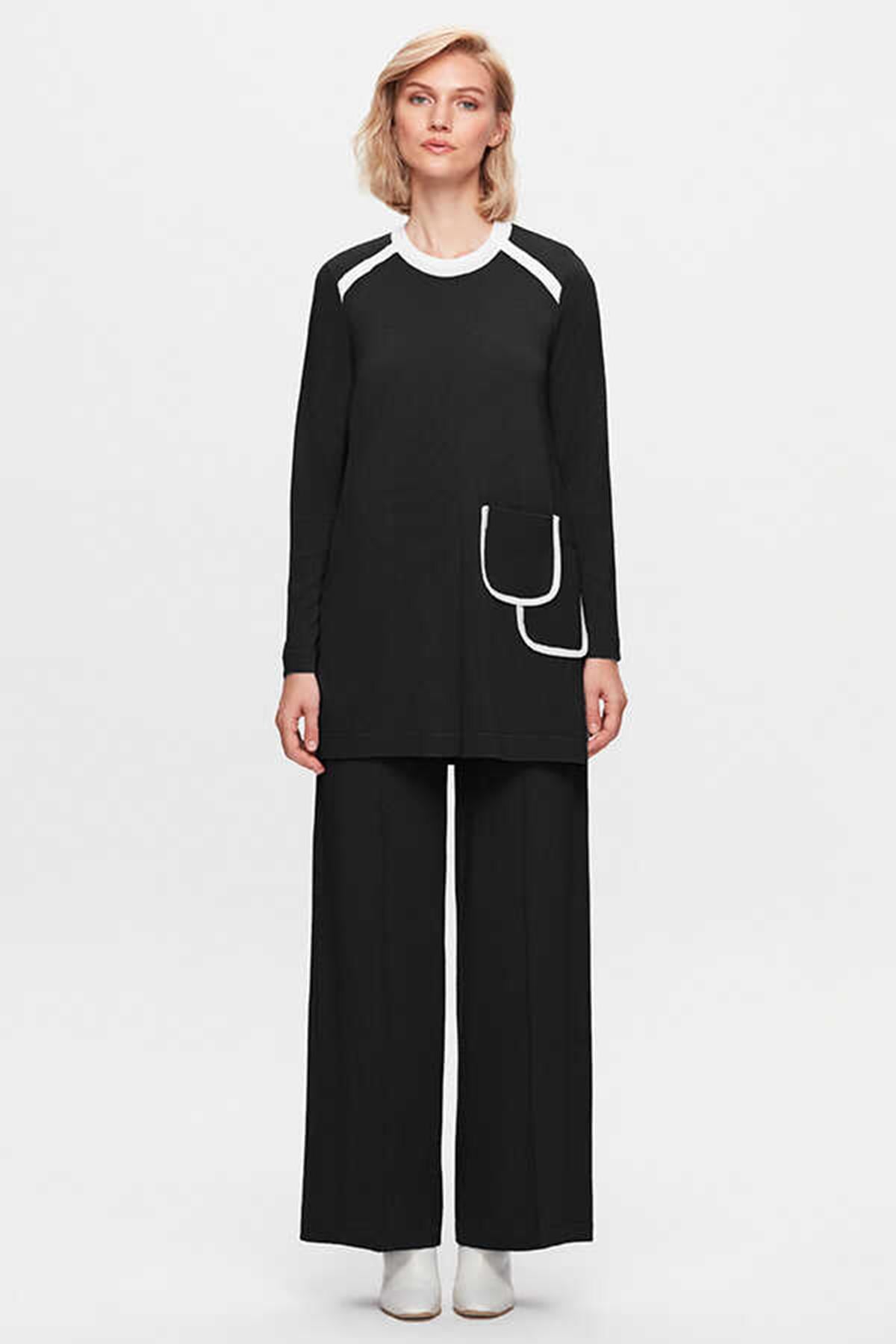 MİSS DALİDA Triko Pantolon T25K-7001 Siyah