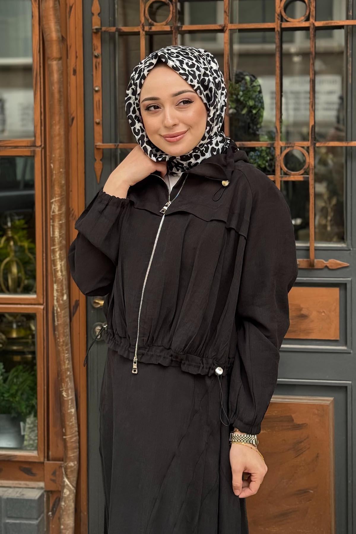 MissWhence Etekli Takım 37200 Siyah