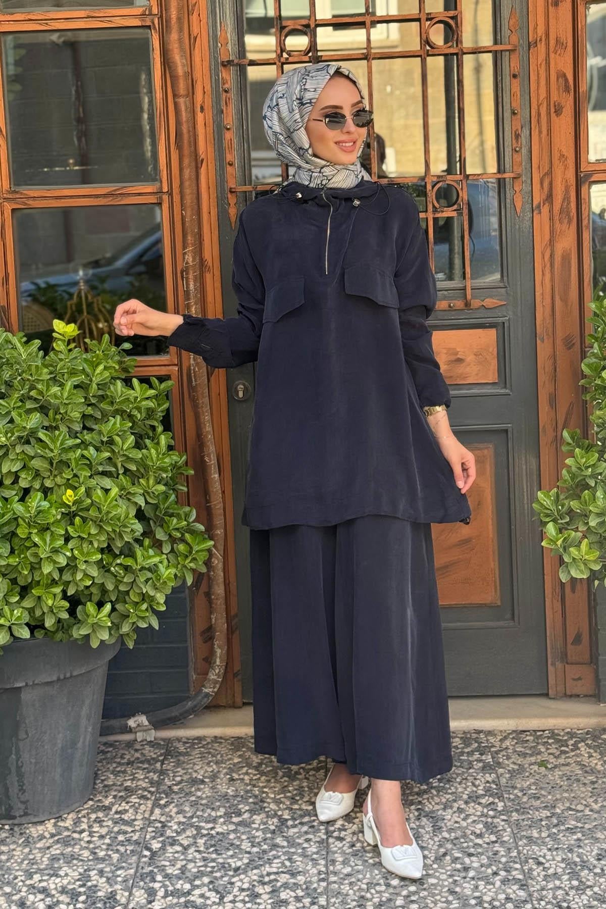 MissWhence Pantolonlu Takım 37007 Lacivert