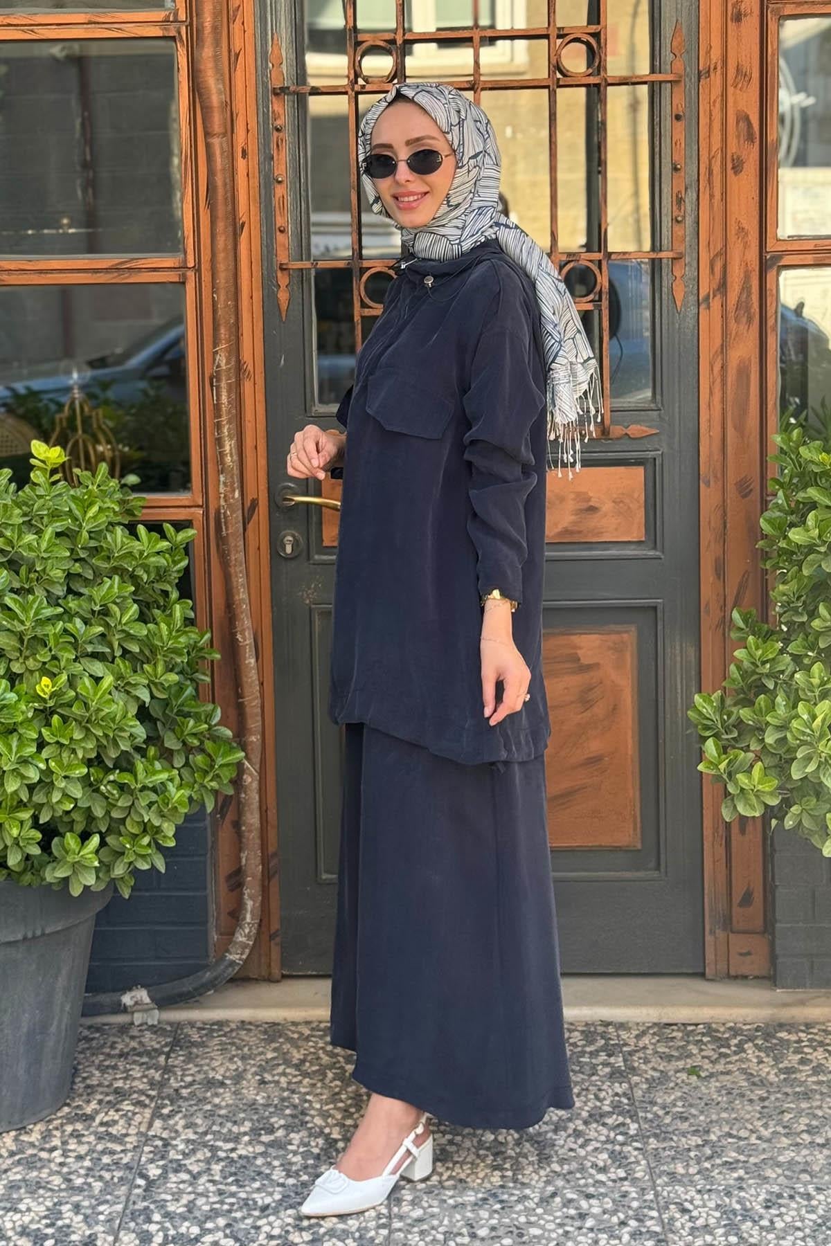 MissWhence Pantolonlu Takım 37007 Lacivert