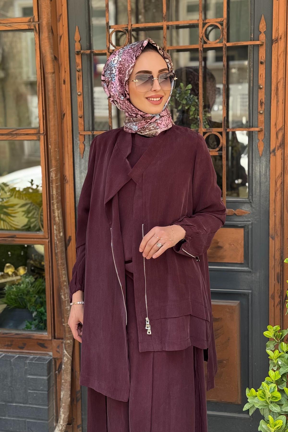 MissWhence Takım 37205 Bordo