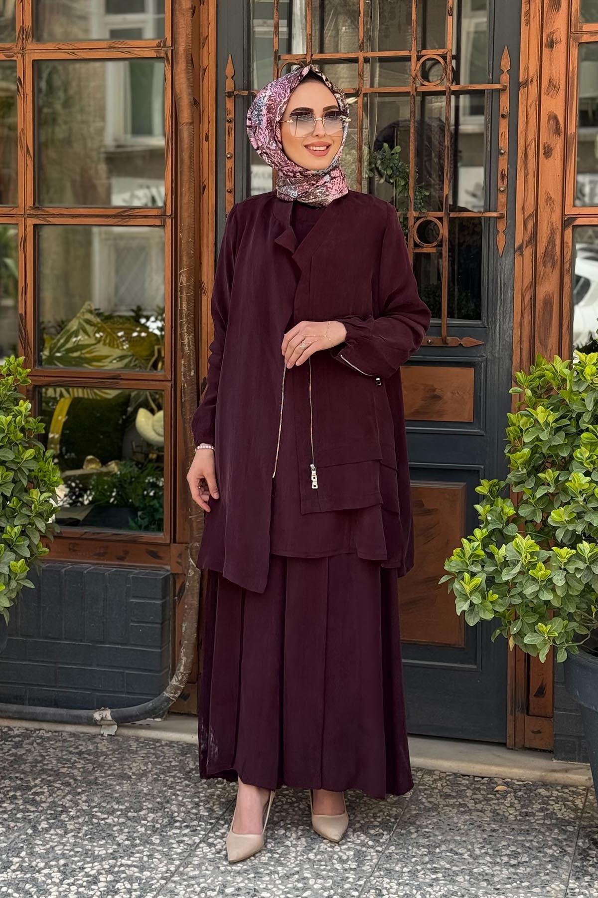 MissWhence Takım 37205 Bordo
