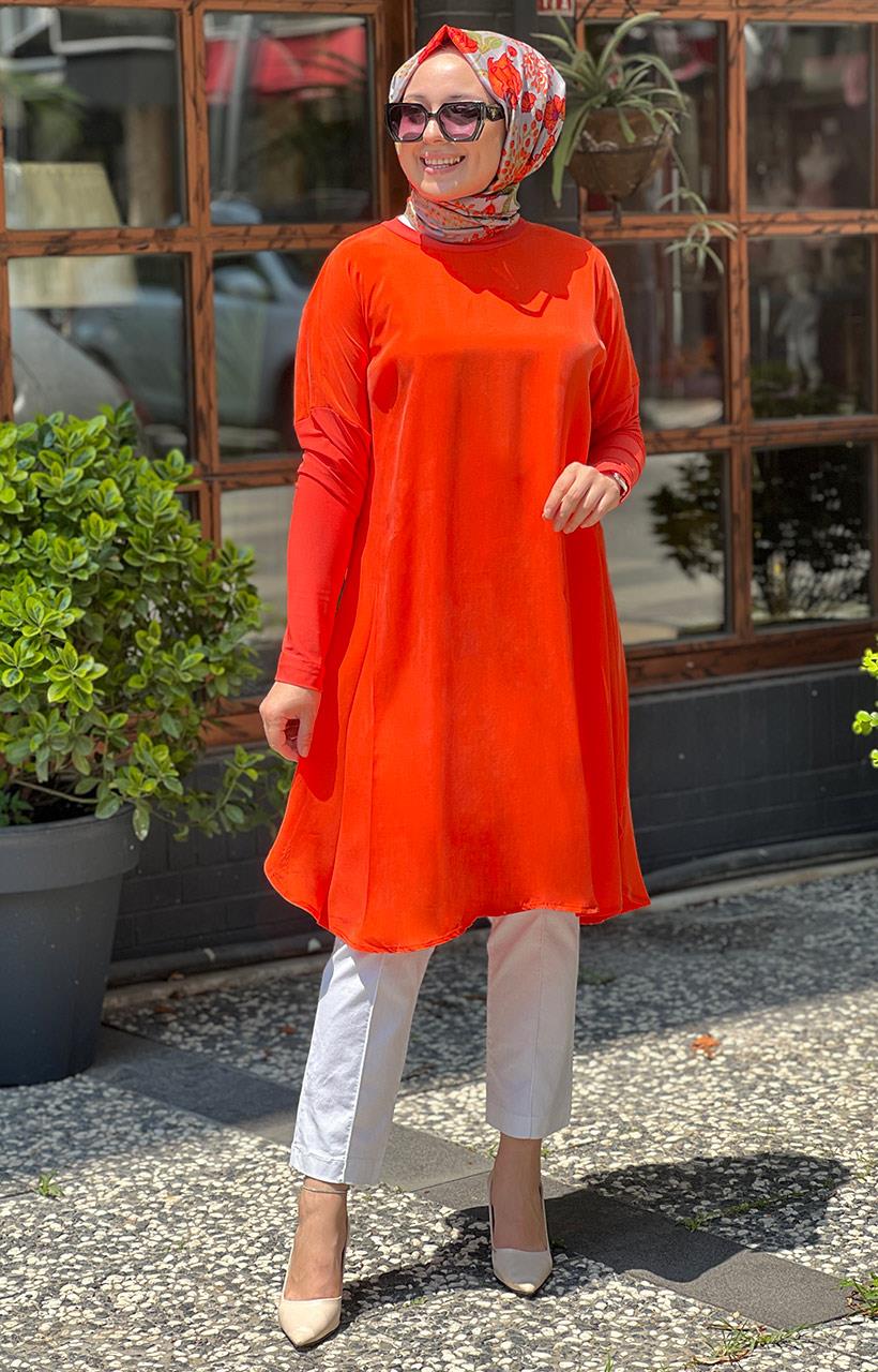 MissWhence Tunik 33012 Nar Çiçeği