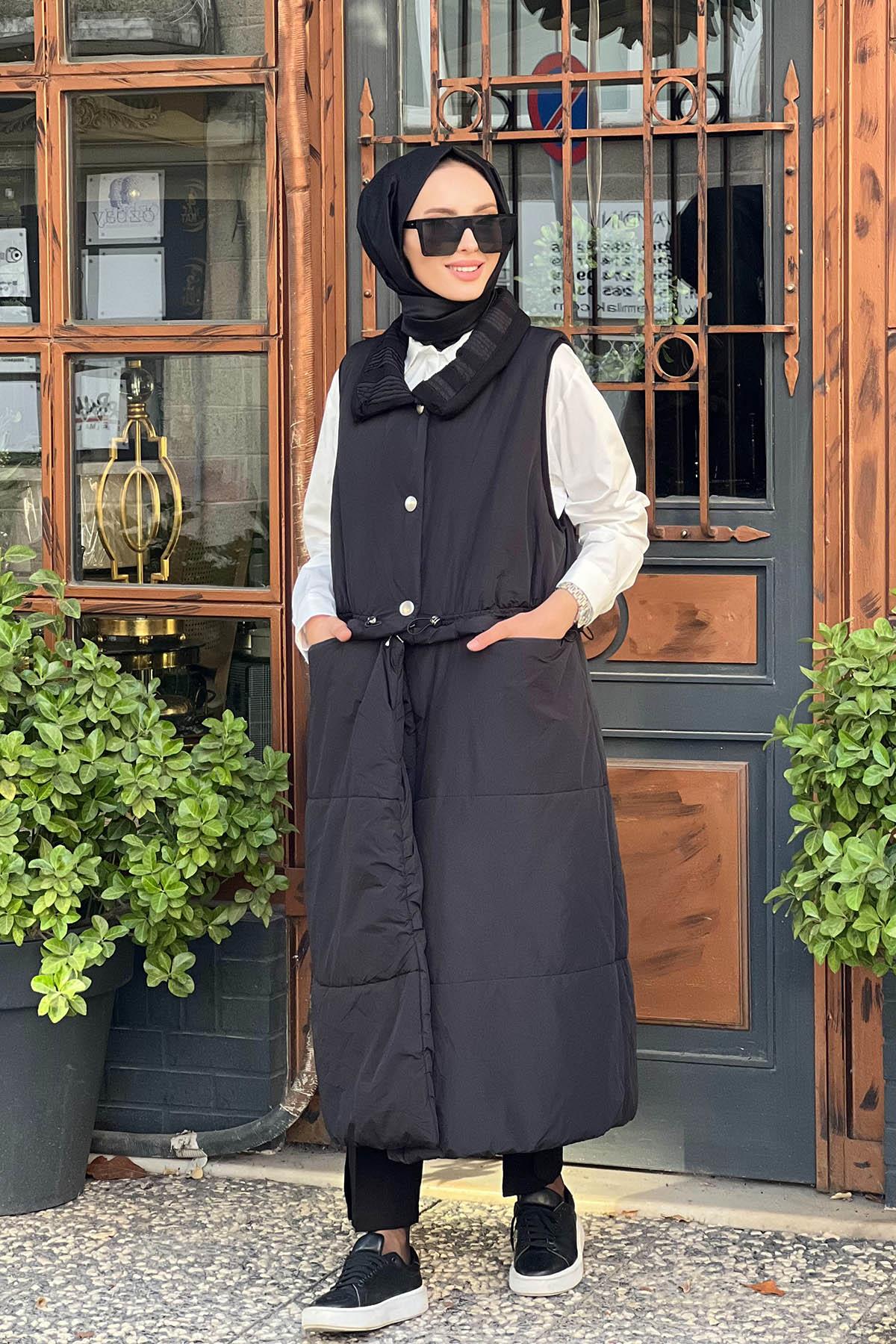 MissWhence Yelek 36702 Siyah