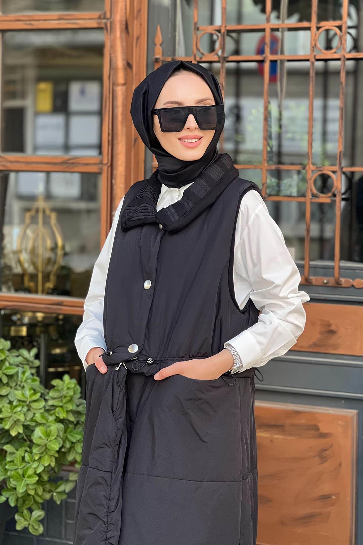 MissWhence Yelek 36702 Siyah