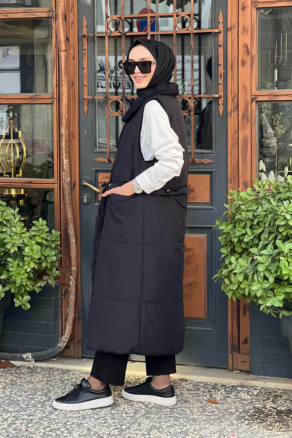 MissWhence Yelek 36702 Siyah