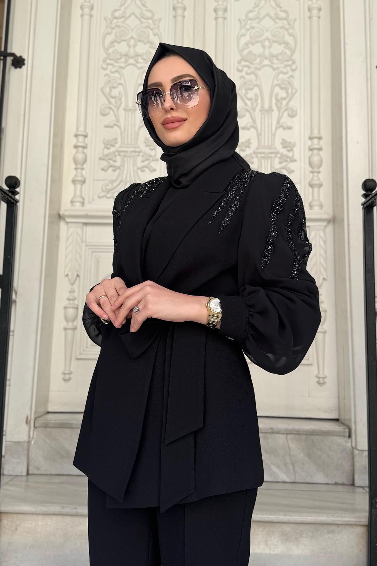 MODAİLGİ Ceket ILG251CKT07597 Siyah