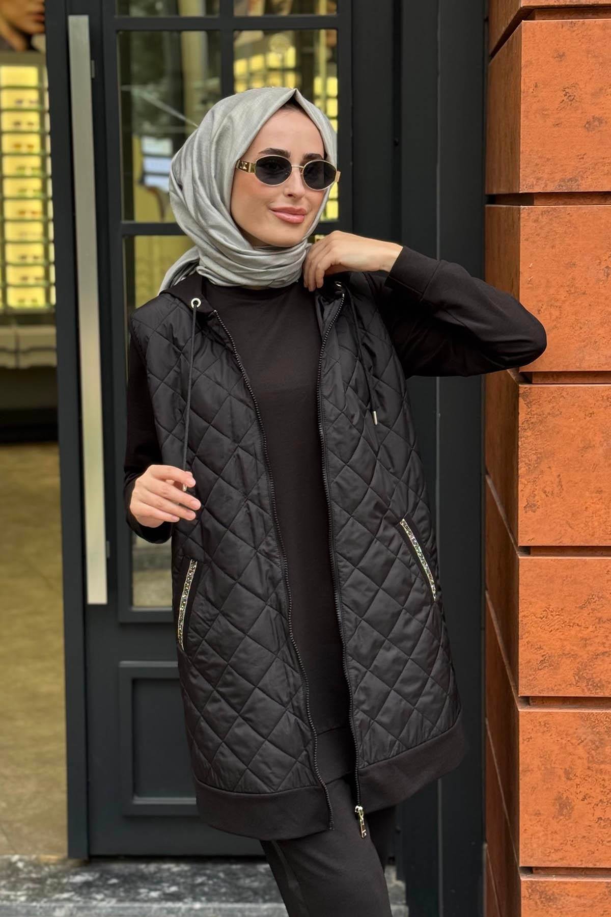 Moodbasic 3lü Pantolonlu Takım MM24.0273 Siyah