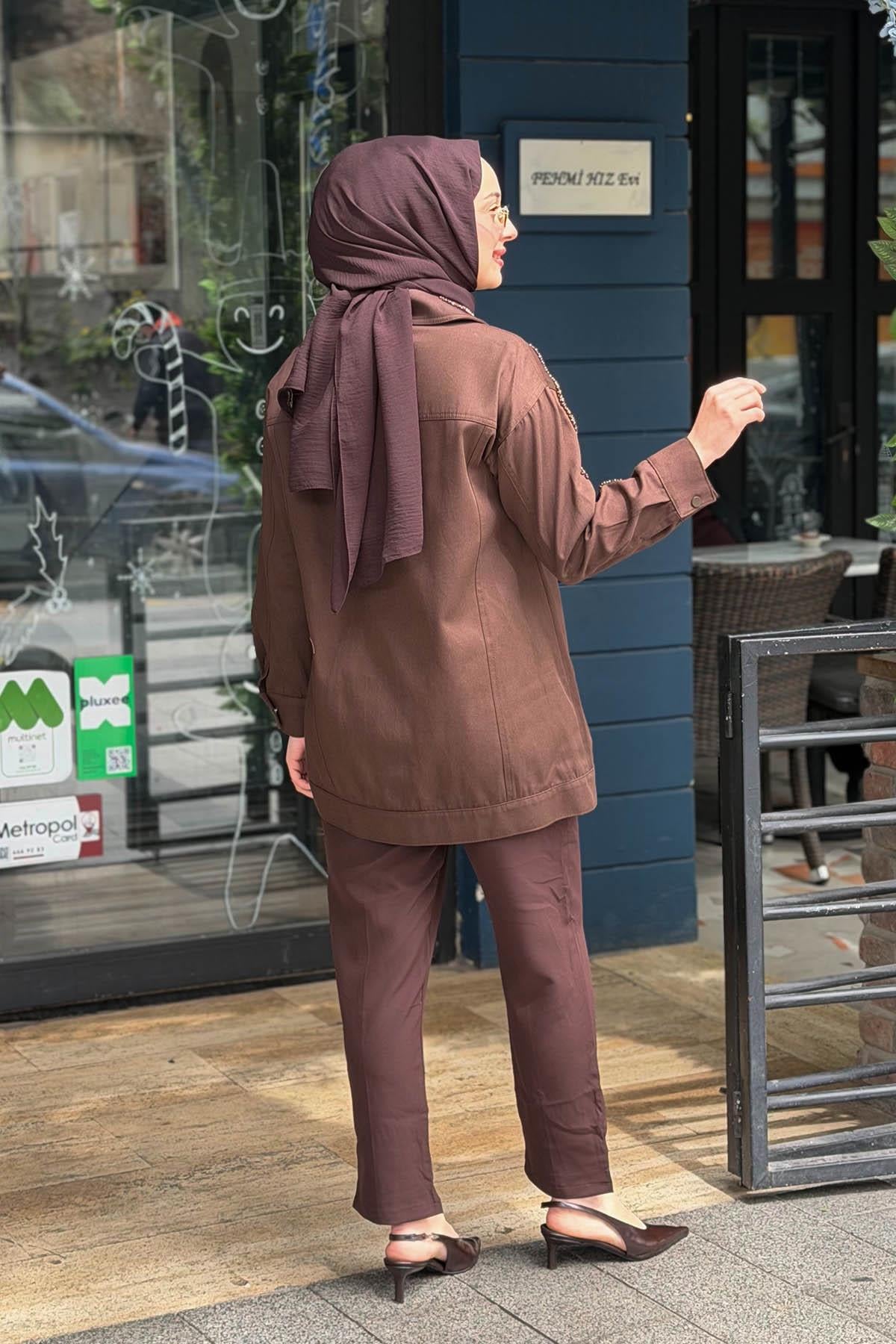 Moodbasic Ceket MA04.10 Çikolata