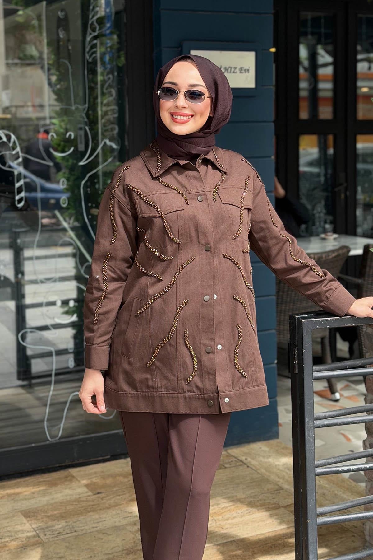 Moodbasic Ceket MA04.10 Çikolata