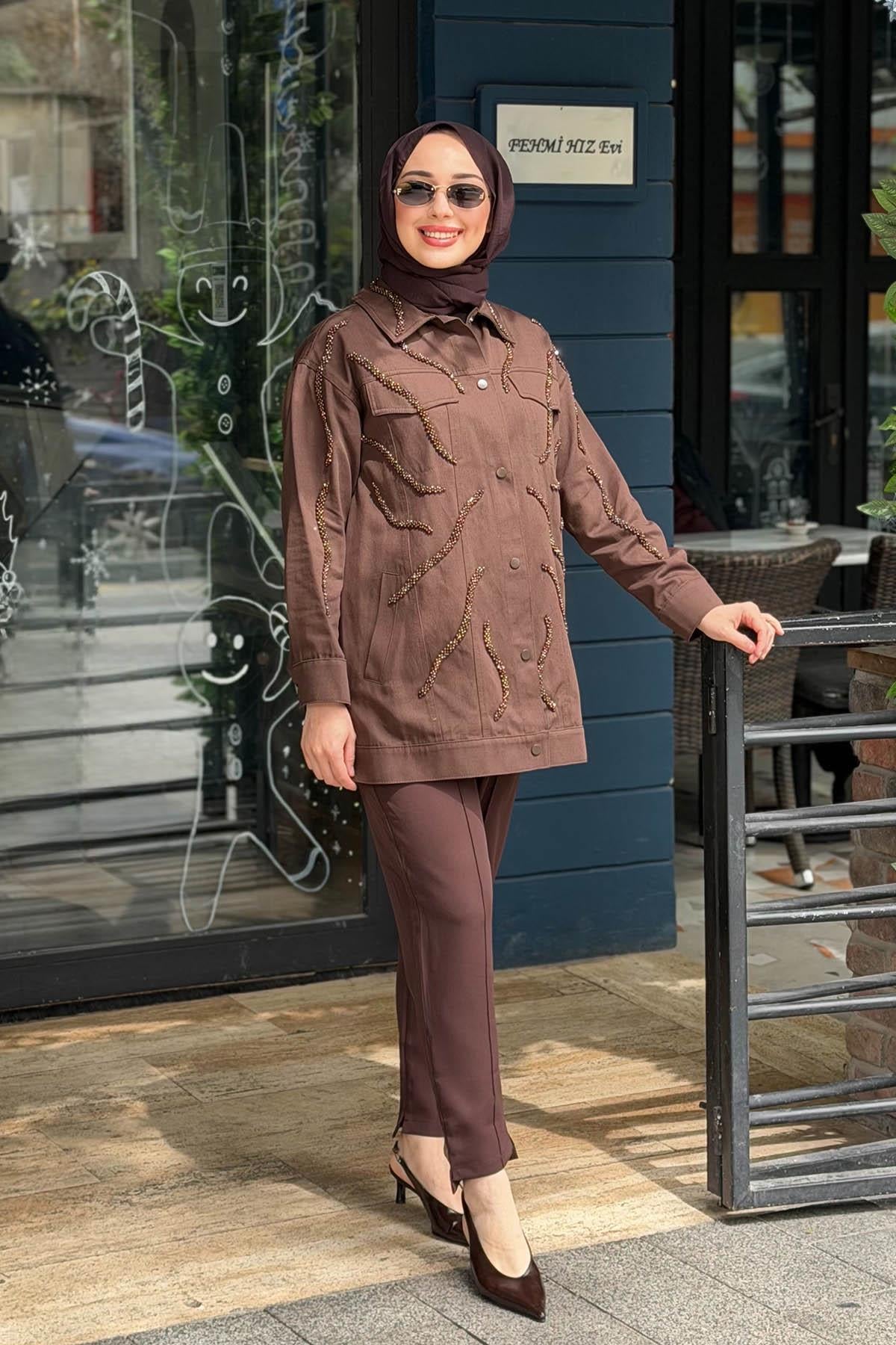 Moodbasic Ceket MA04.10 Çikolata