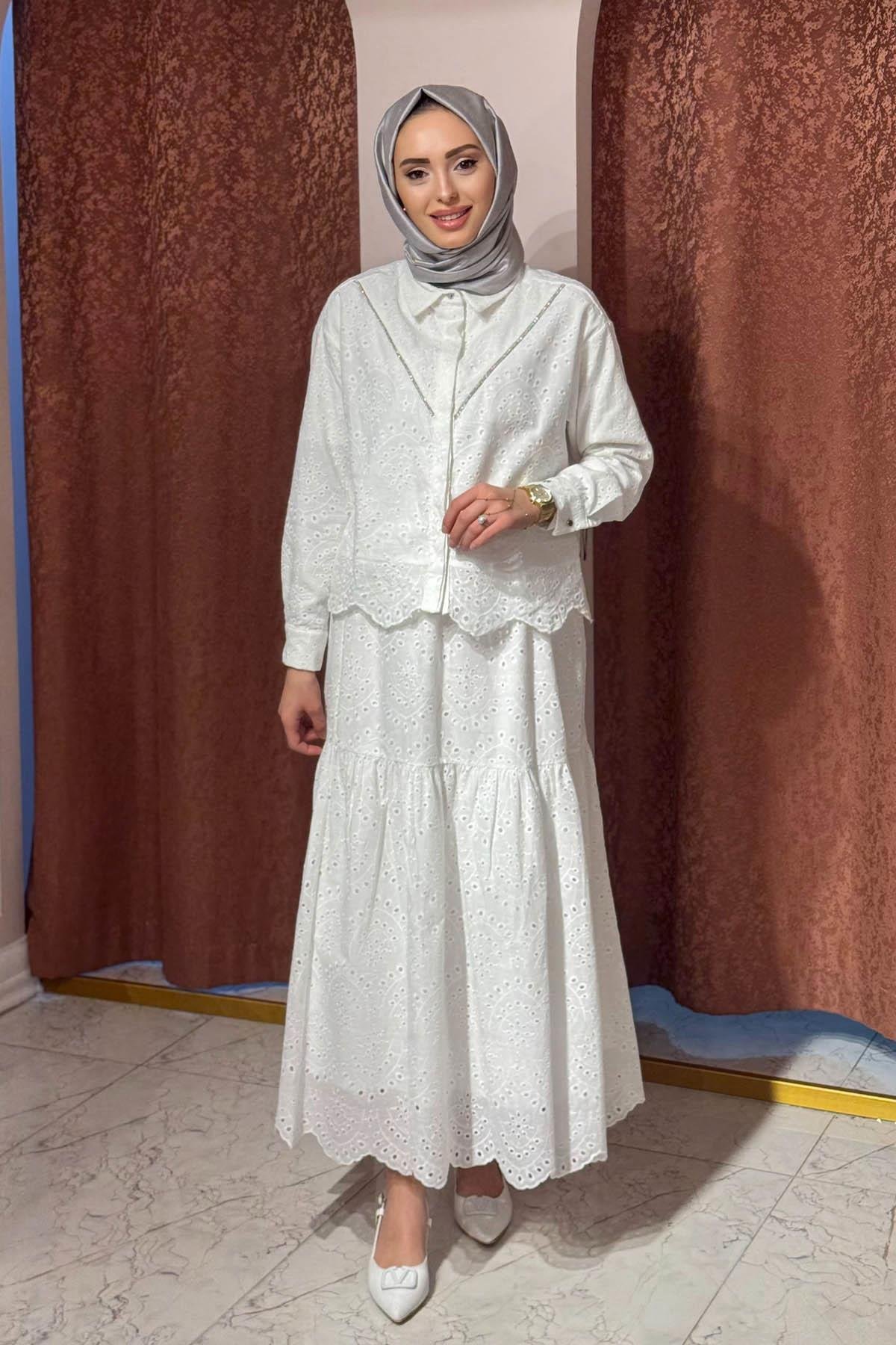 Moodbasic Etekli Takım MA09.02 Ekru