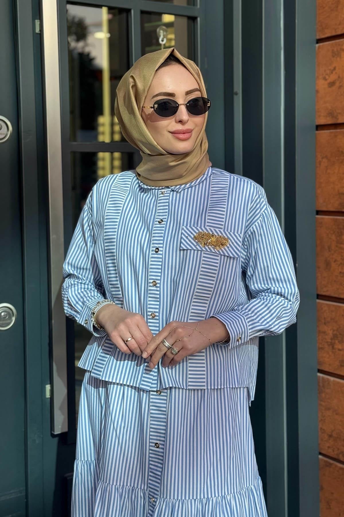 Moodbasic Etekli Takım MB24.641 Mavi