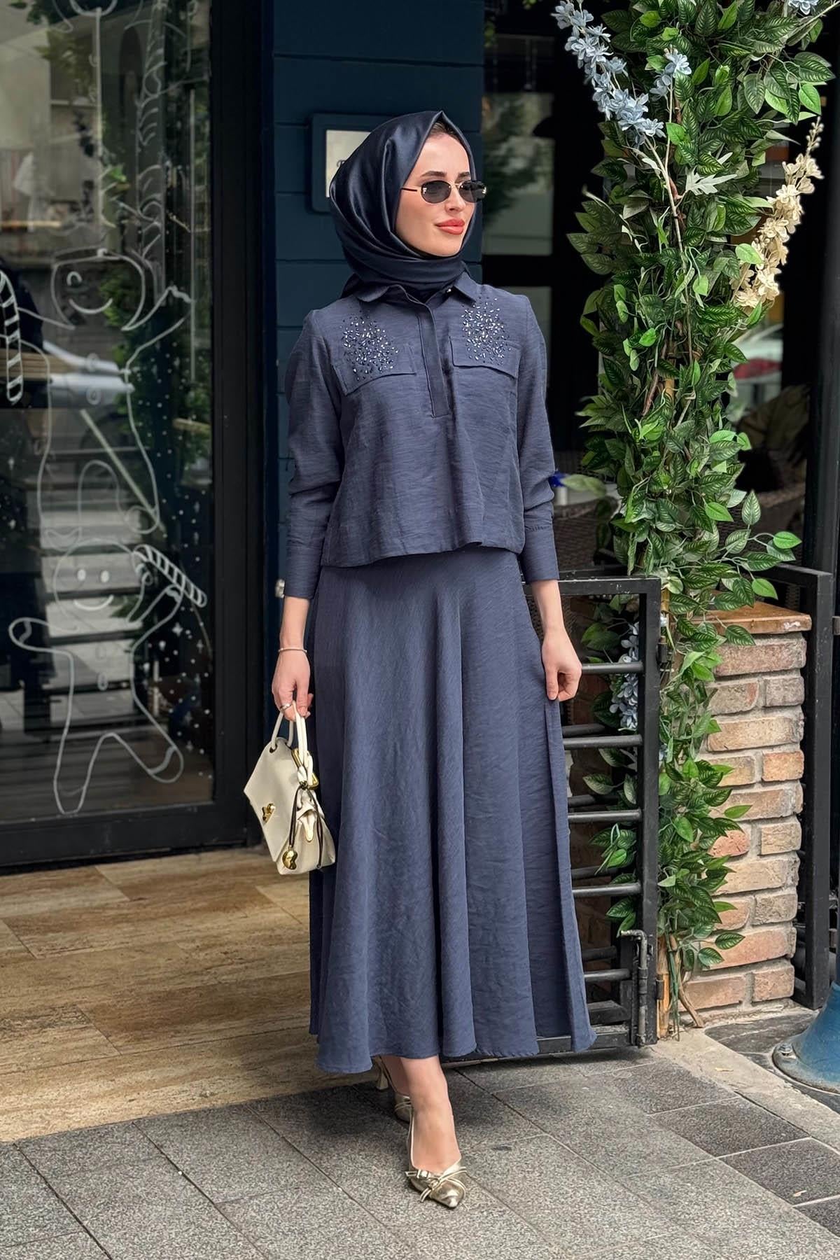 Moodbasic Etekli Takım MB24.712 Marin