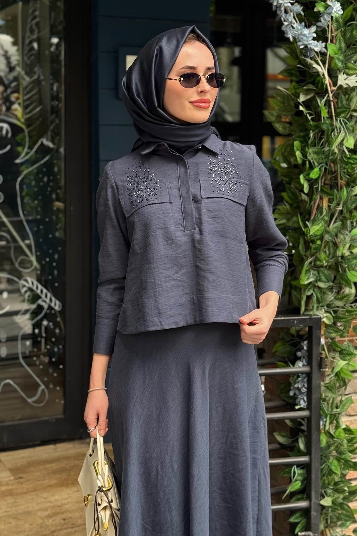 Moodbasic Etekli Takım MB24.712 Marin