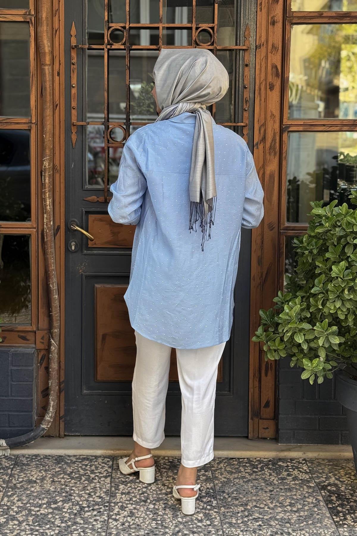 Moodbasic Gömlek MA11.10 Mavi