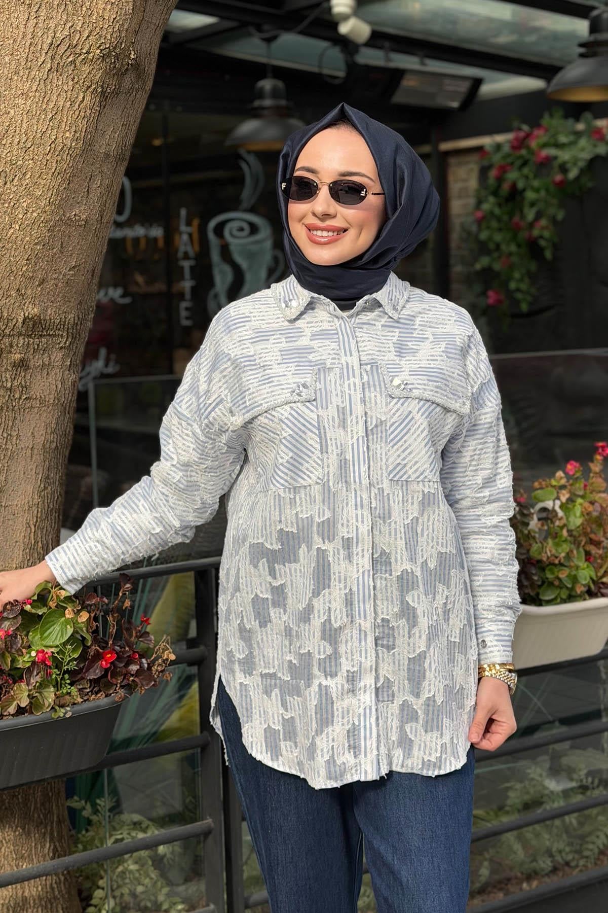 Moodbasic Gömlek MA11.31 Mavi