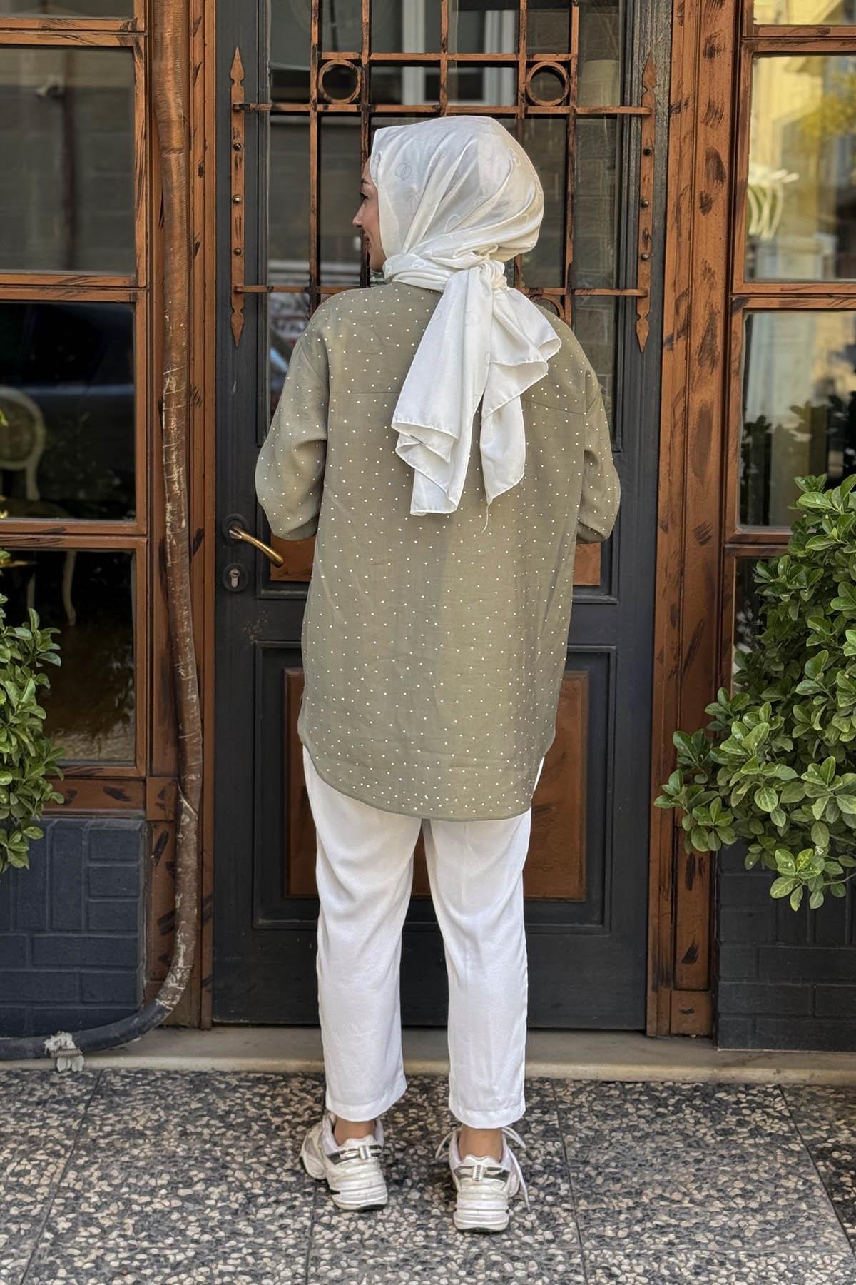 Moodbasic Gömlek MA11.10 Haki