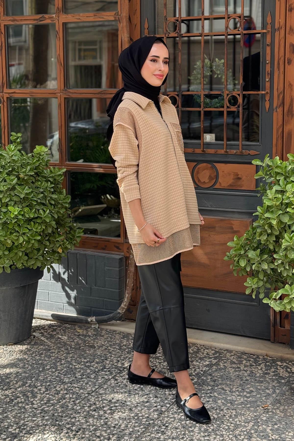 Moodbasic Gömlek MB11.299 Bej