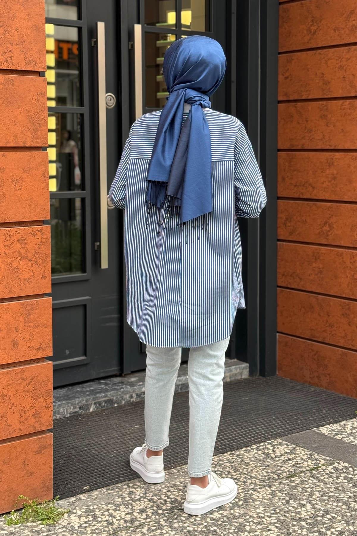 Moodbasic Gömlek MB11.253 Lacivert