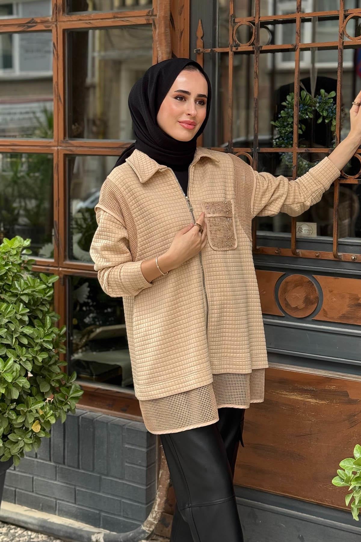 Moodbasic Gömlek MB11.299 Bej