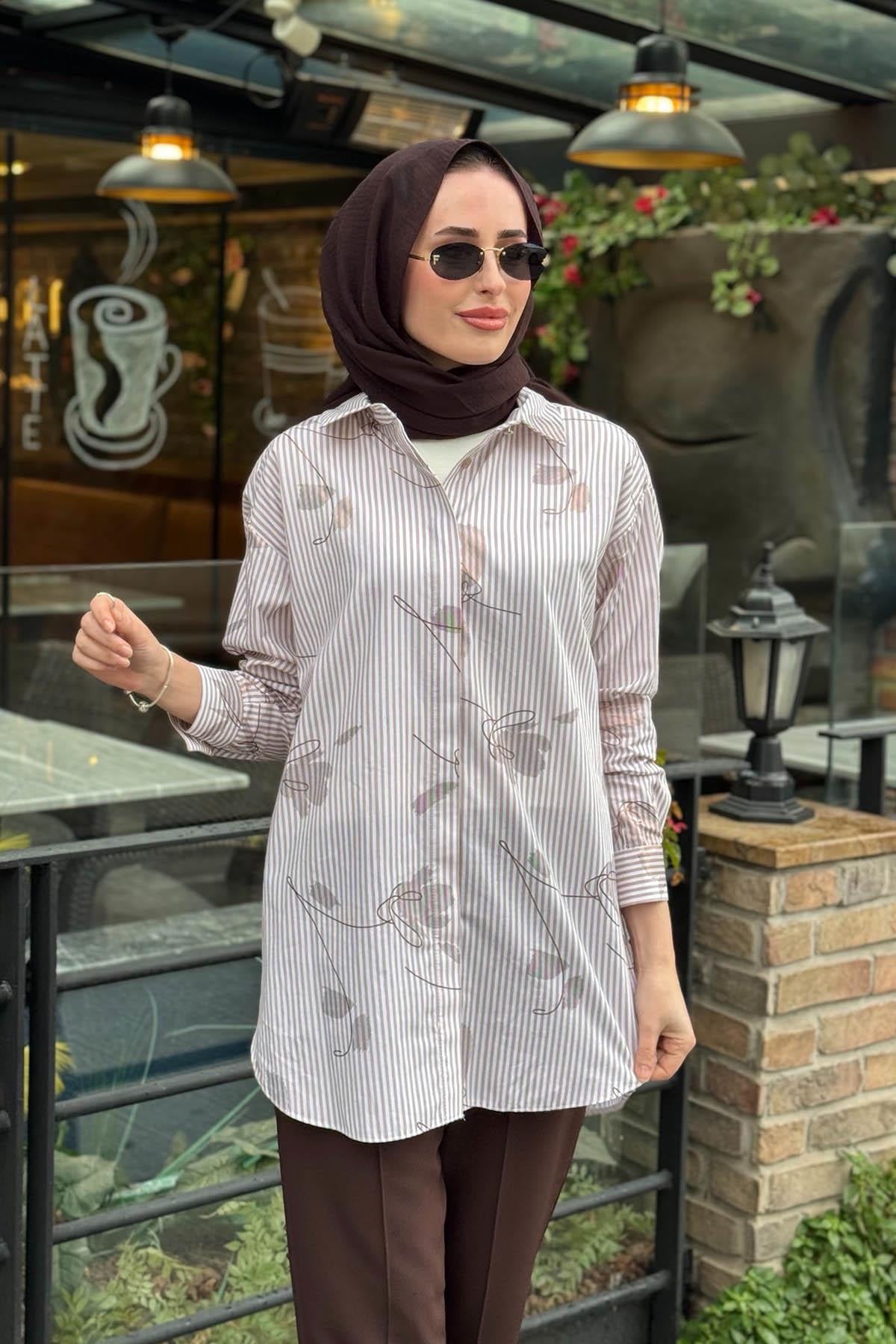 Moodbasic Gömlek MB11.296 Bej