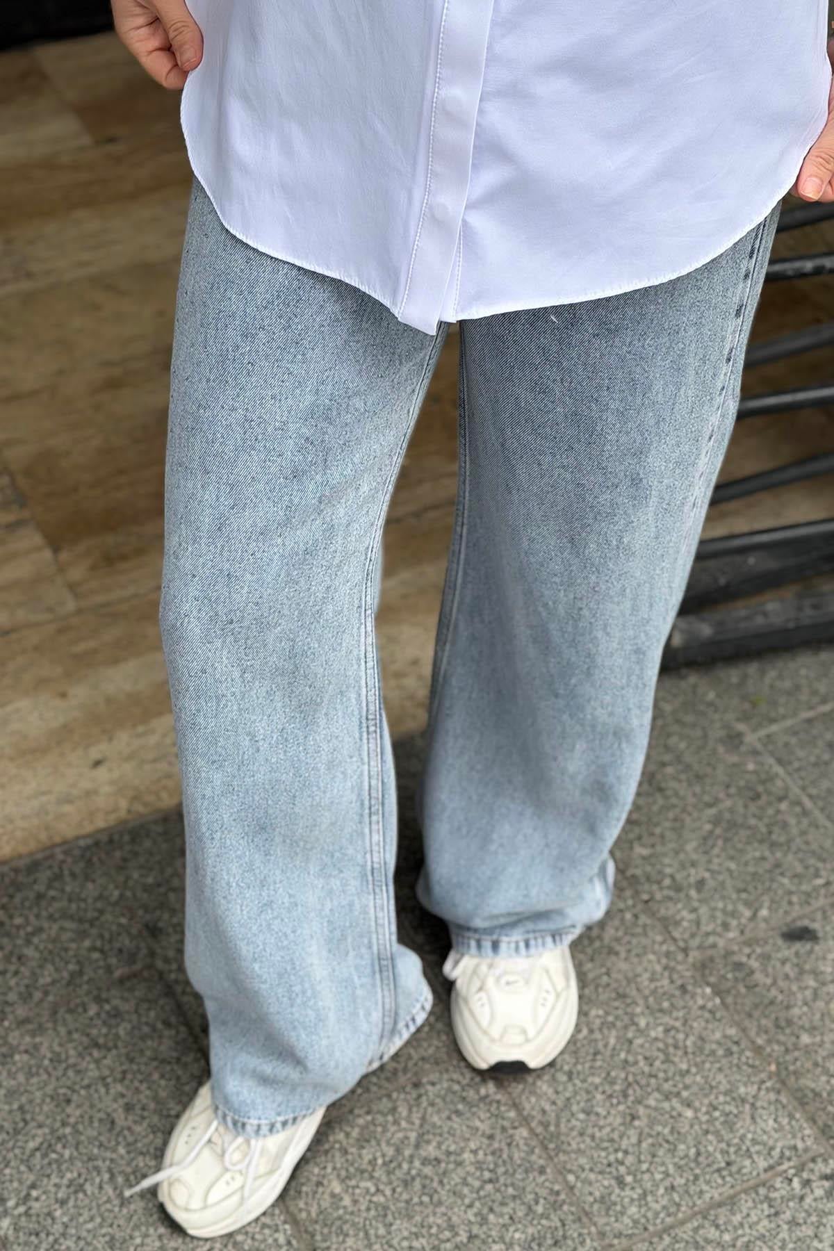 Moodbasic Pantolon MA20.06 Buz Mavisi