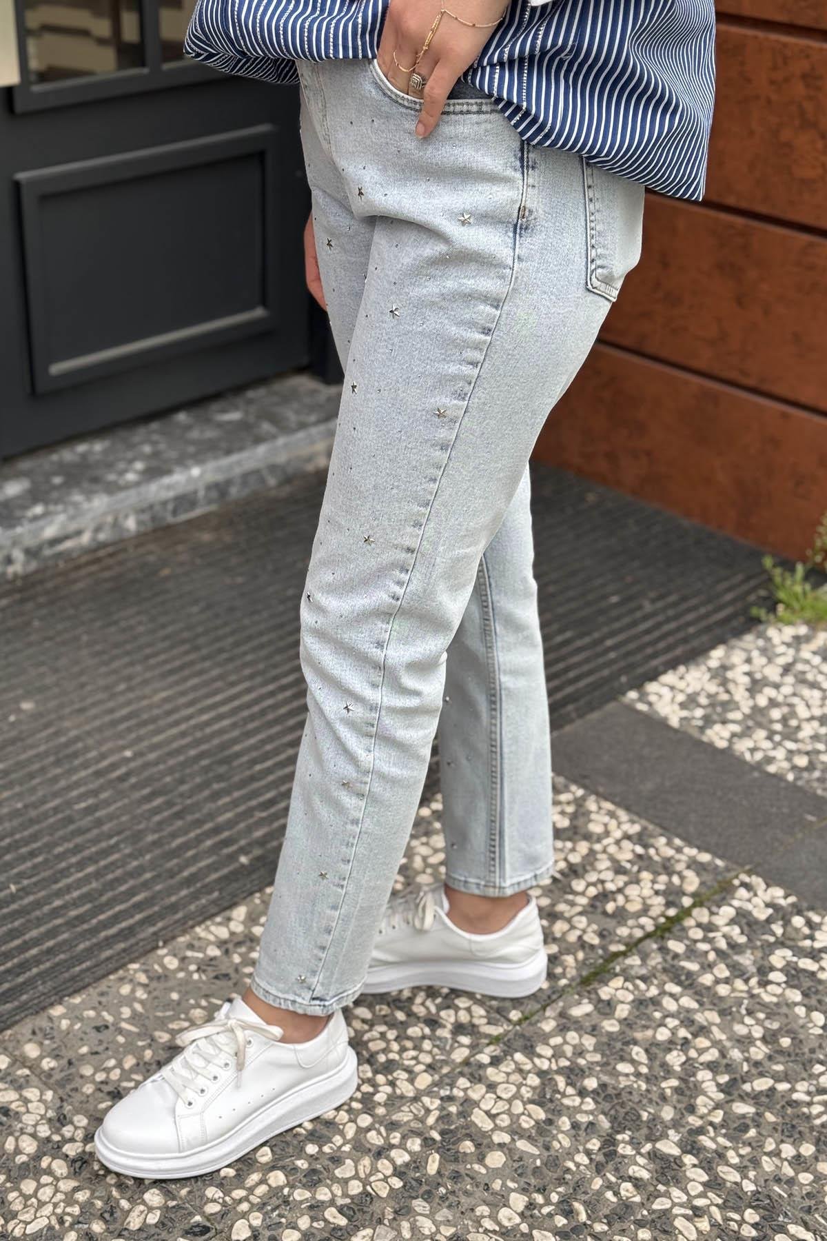 Moodbasic Pantolon MB20.93 Buz Mavisi