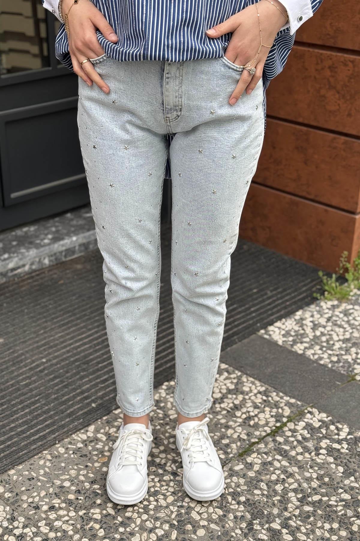 Moodbasic Pantolon MB20.93 Buz Mavisi