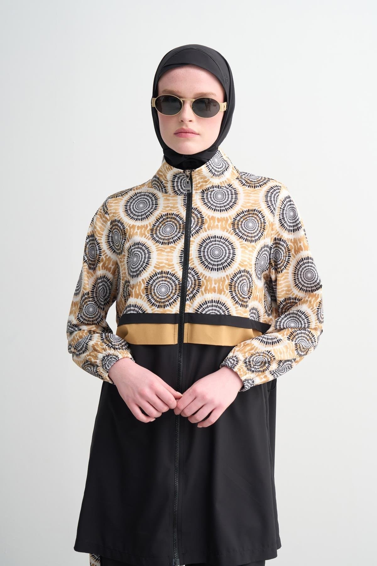 Moodbasic Pareolu Tesettür Haşema SW36.323 Siyah