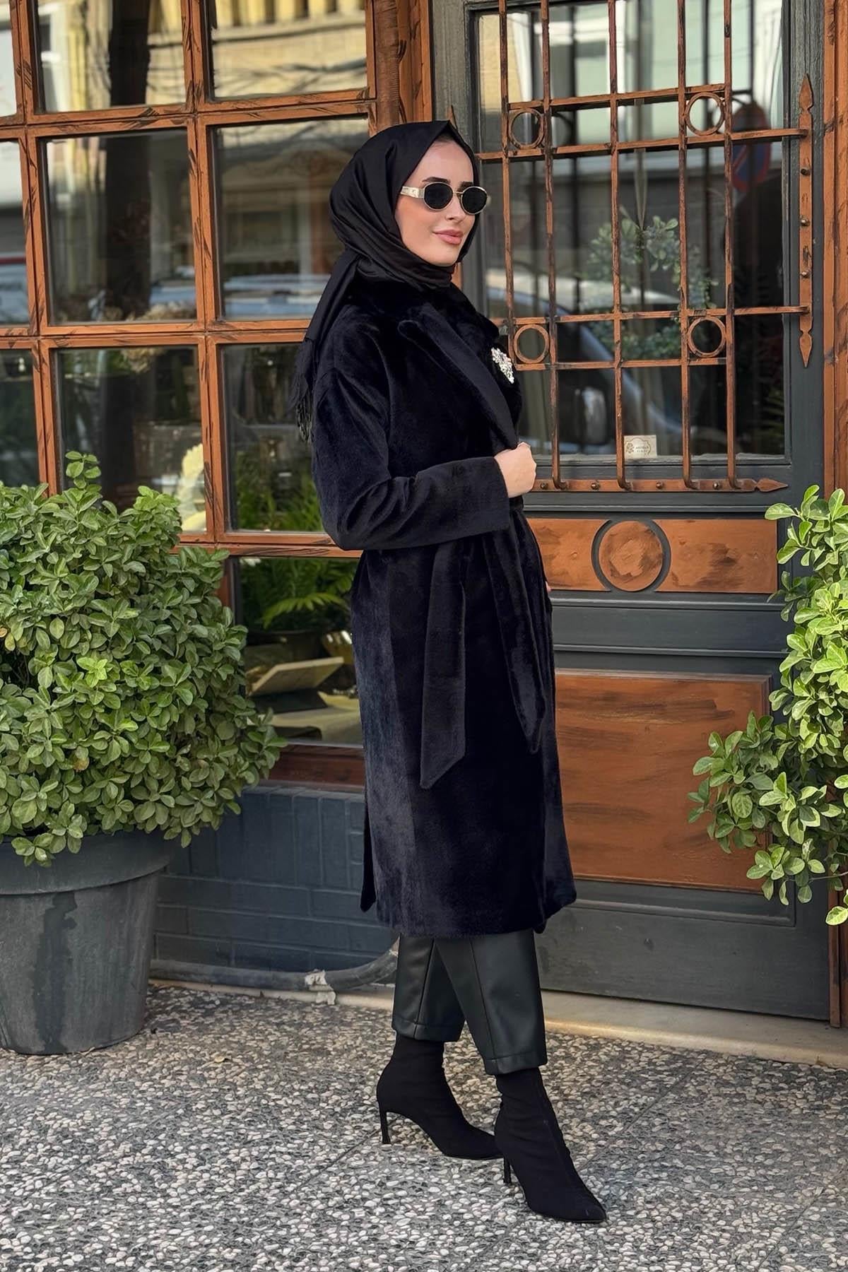 Moodbasic Peluş Kaban MA14.01 Siyah