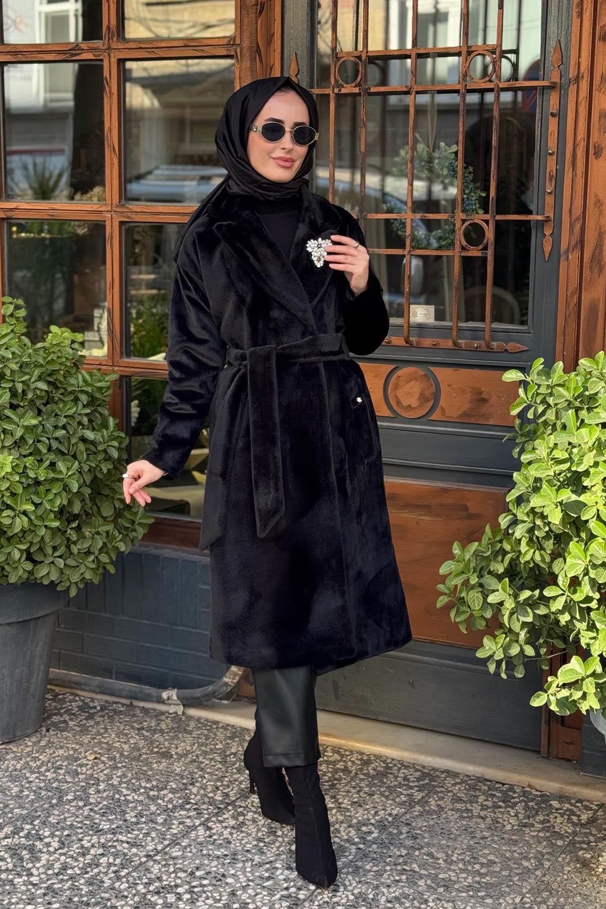 Moodbasic Peluş Kaban MA14.01 Siyah