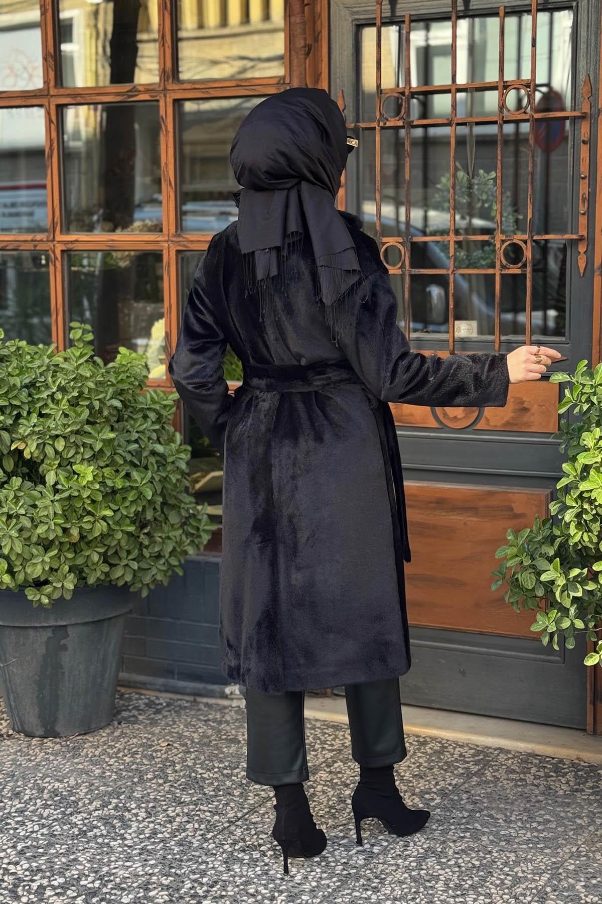 Moodbasic Peluş Kaban MA14.01 Siyah