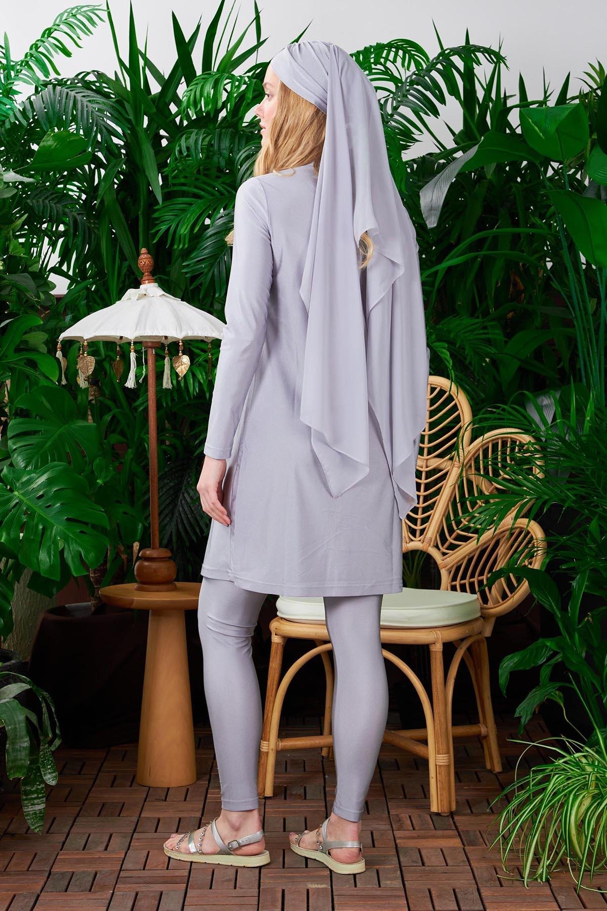 Moodbasic Tesettür Mayo 36200 Gri