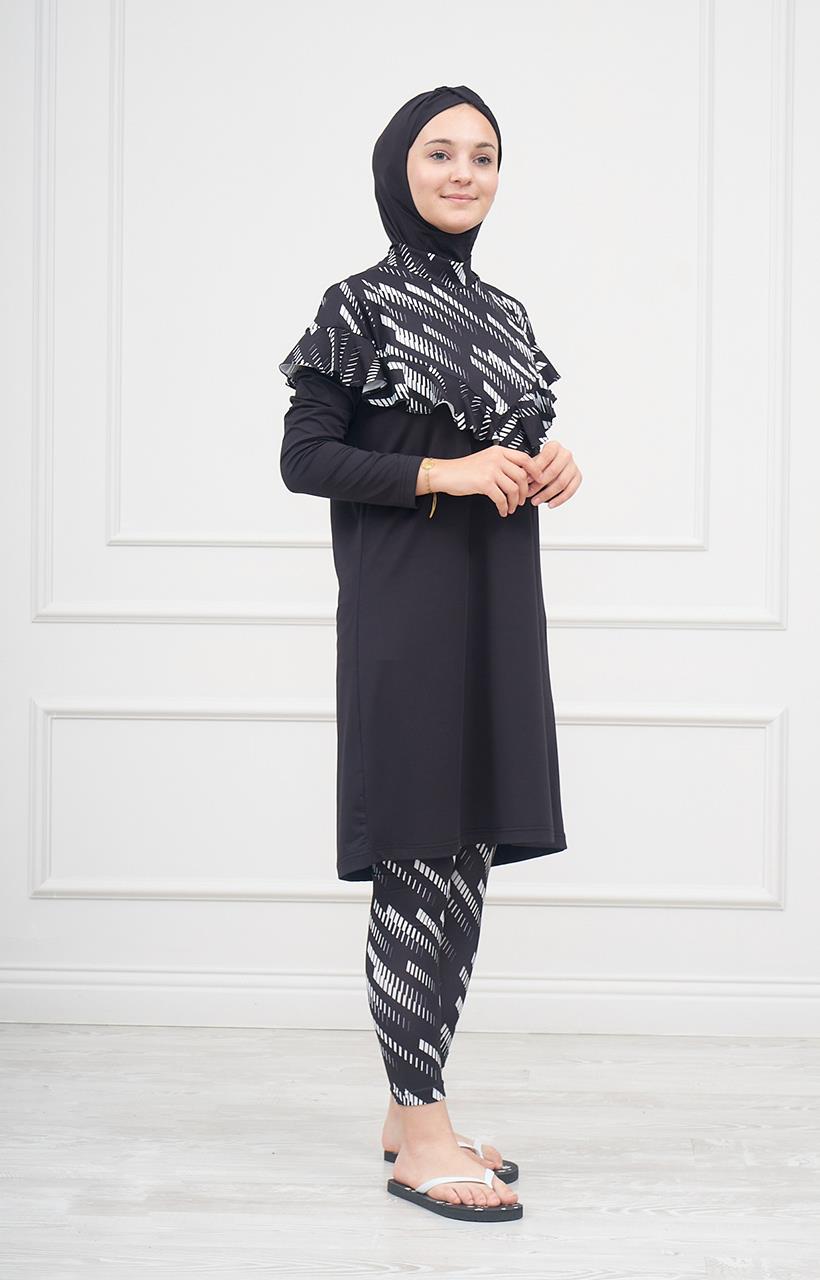 Moodbasic Tesettür Mayo 3655 Siyah