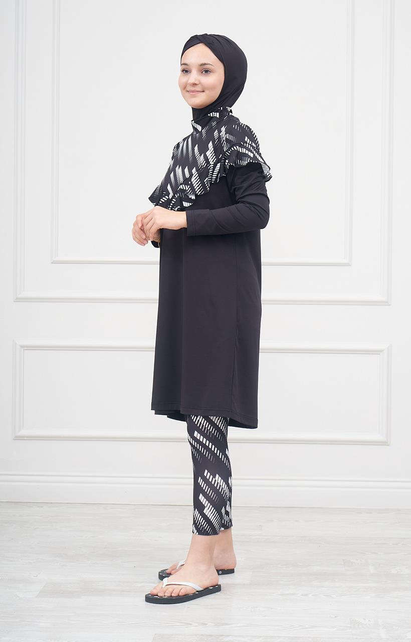 Moodbasic Tesettür Mayo 3655 Siyah