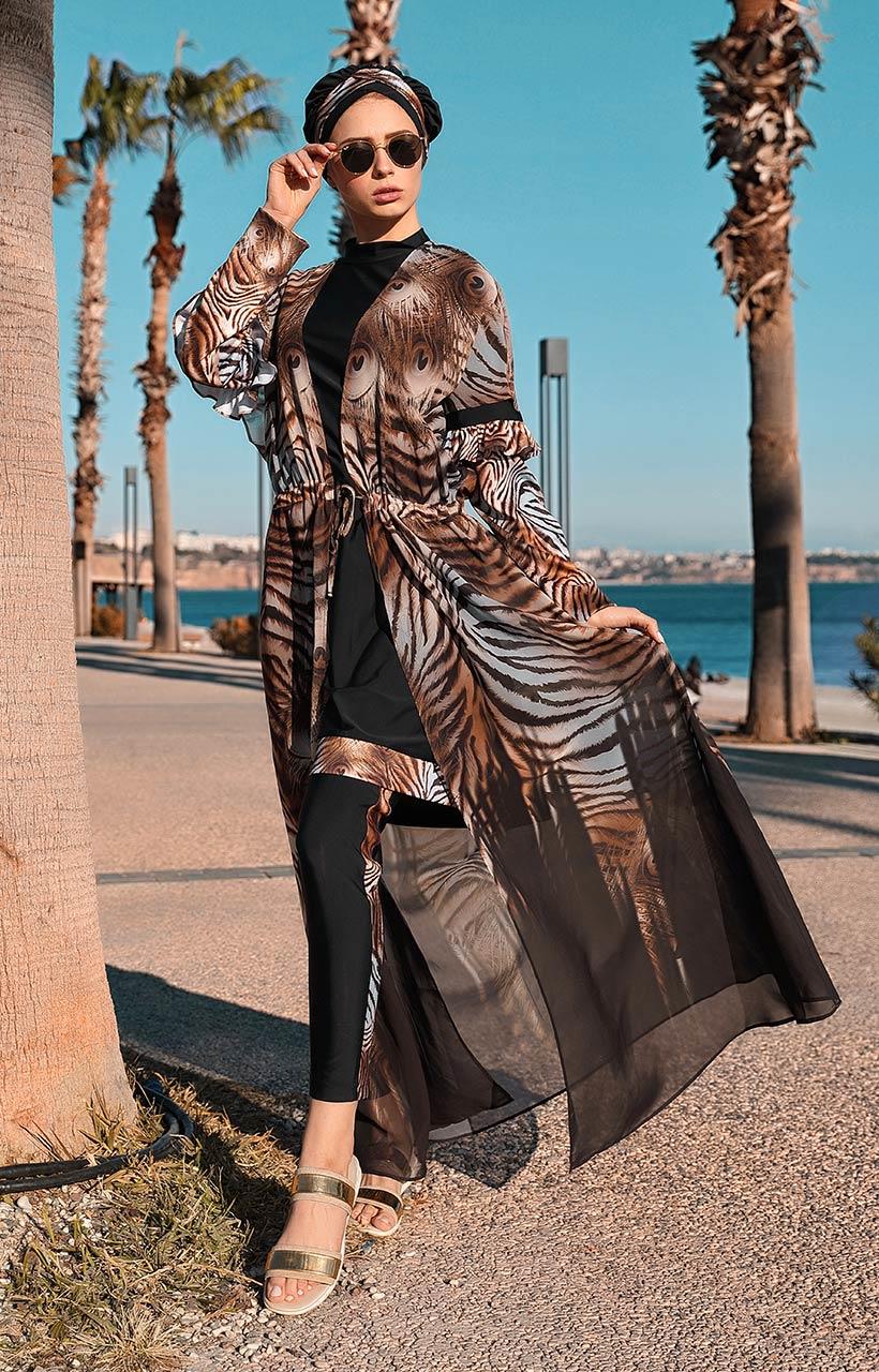 Moodbasic Tesettür Mayo SW36121 Leopar