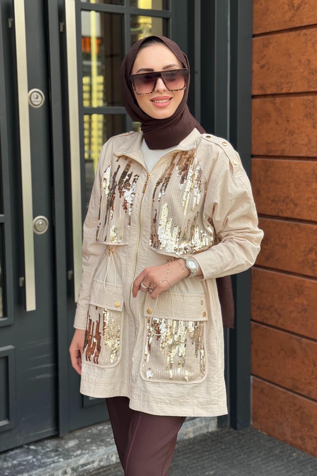 moodbasic Trench MA25.01 Bej