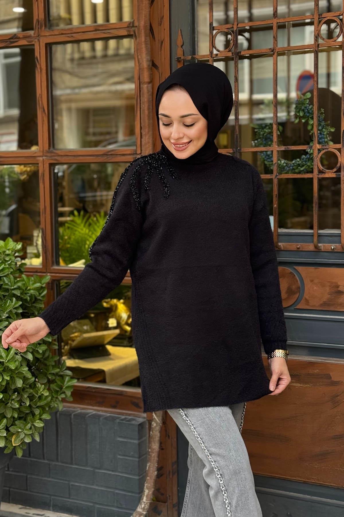 Moodbasic Triko Tunik MA30.06 Siyah