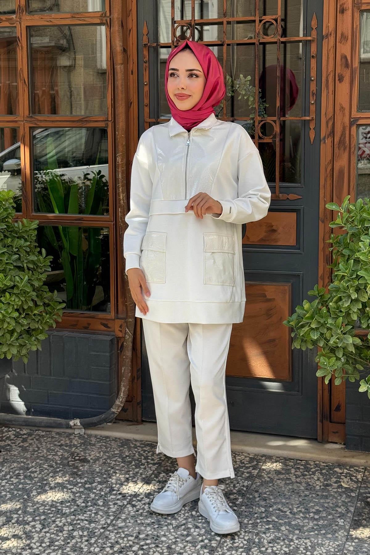 Moodbasic Tunik MB21.310 Ekru