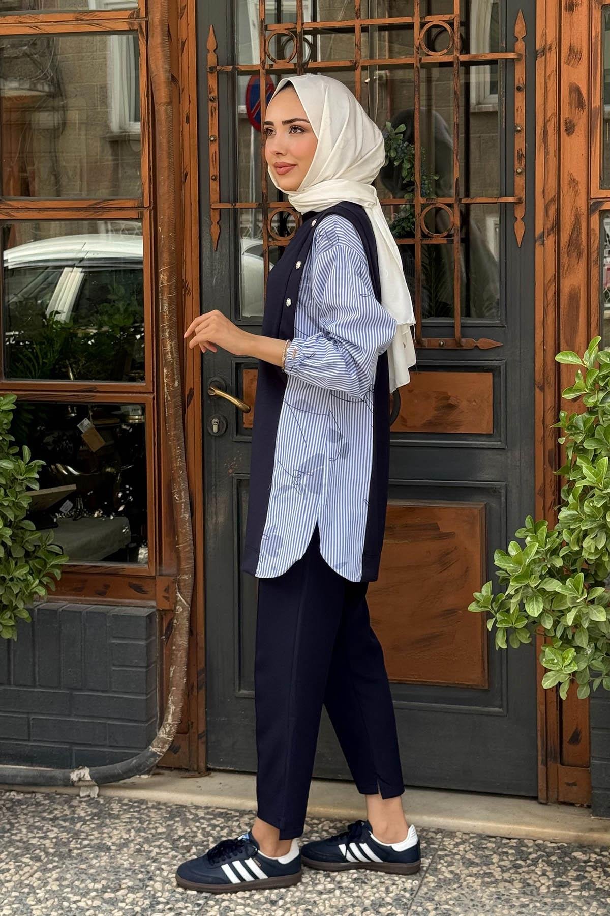 Moodbasic Tunik MB21.317 Lacivert