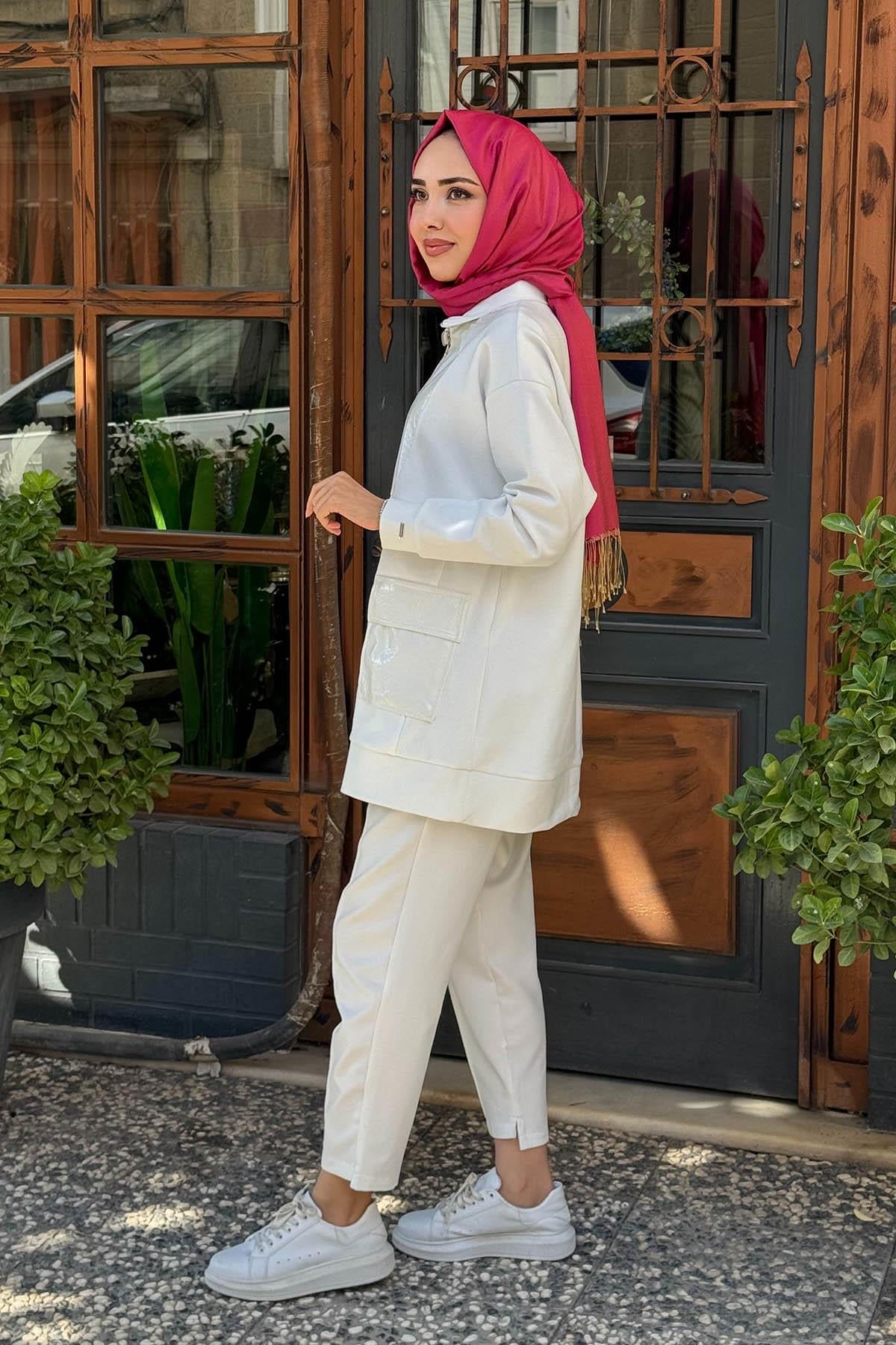Moodbasic Tunik MB21.310 Ekru