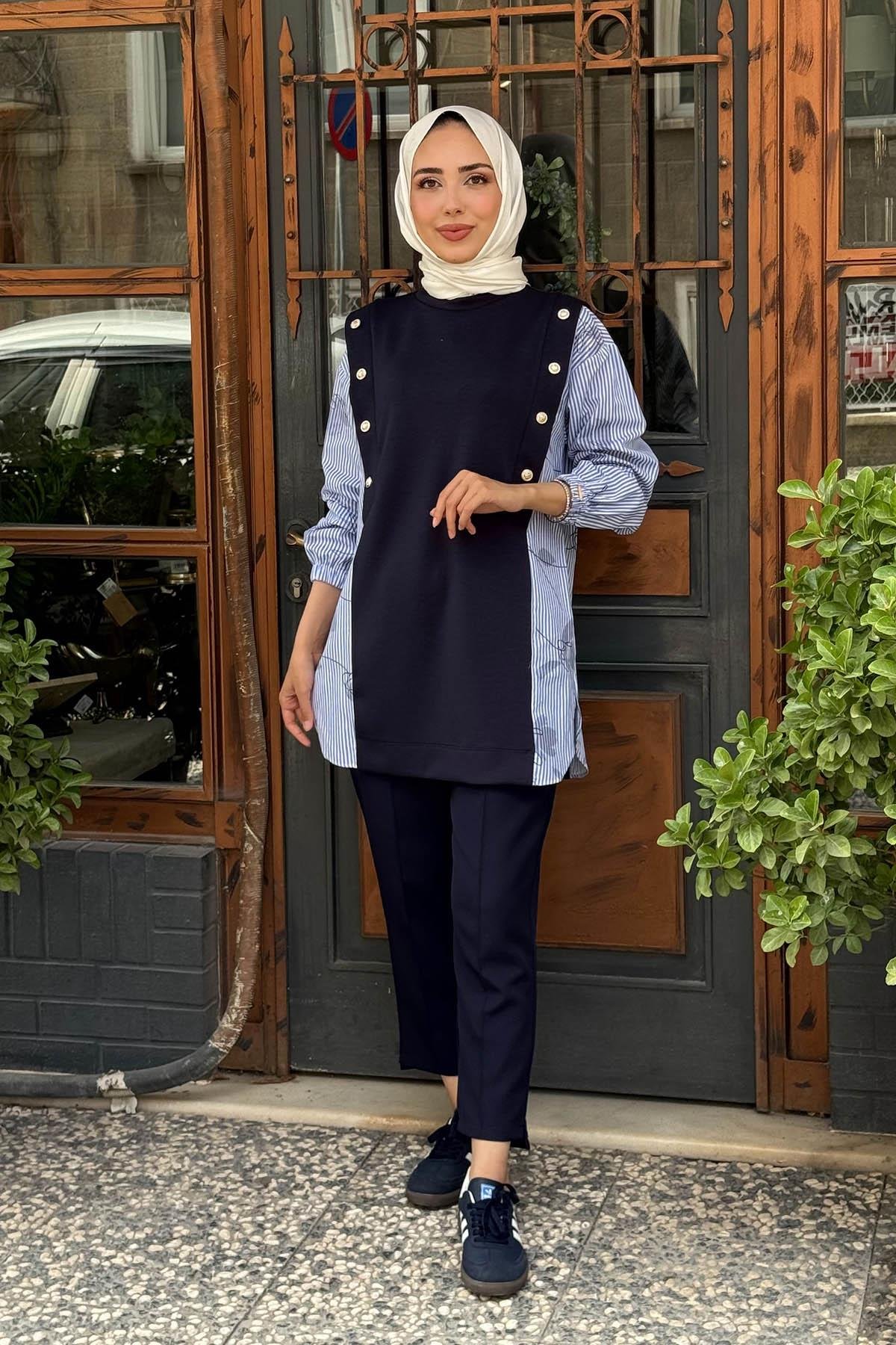 Moodbasic Tunik MB21.317 Lacivert