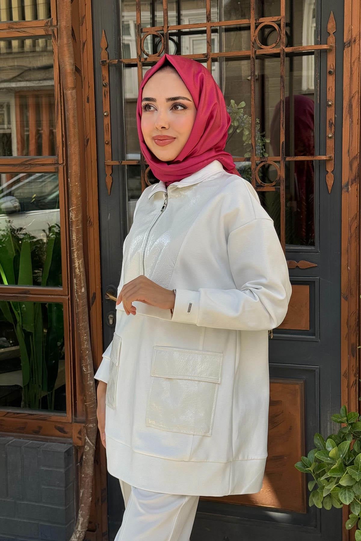 Moodbasic Tunik MB21.310 Ekru