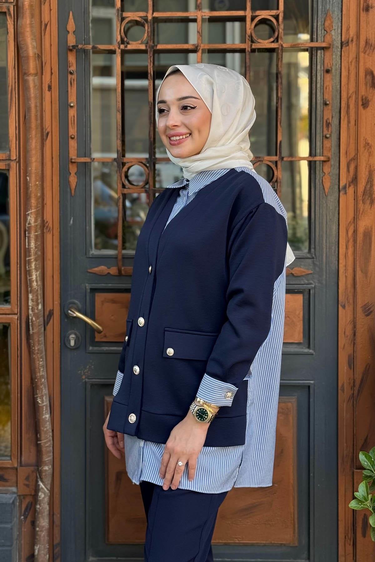 Moodbasic Tunik MB27.190 Lacivert