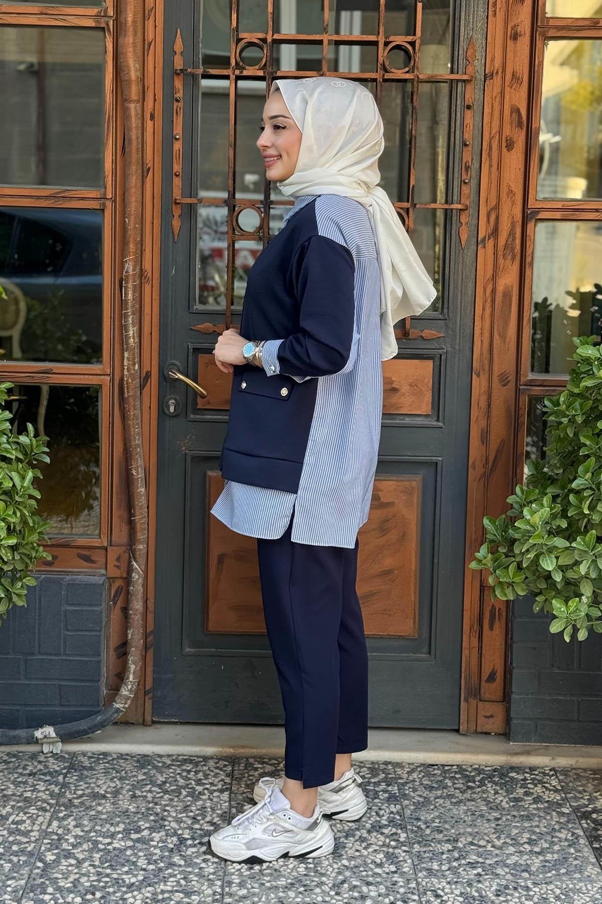 Moodbasic Tunik MB27.190 Lacivert